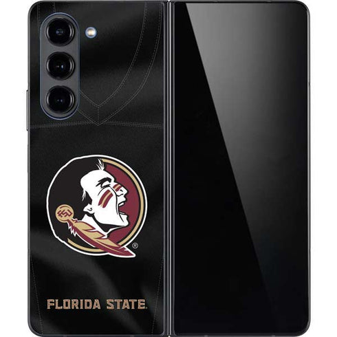 Florida State University Black Jersey Galaxy Z Fold5 5G Skin