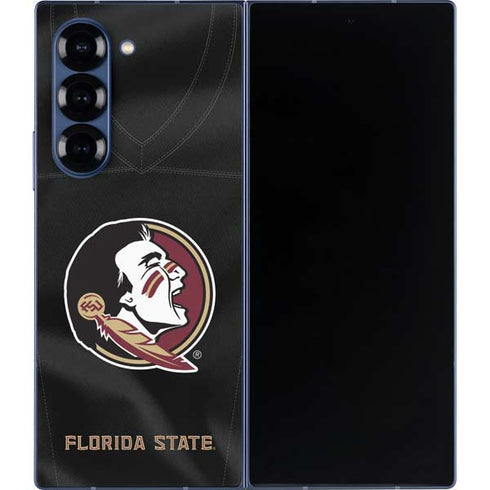 Florida State University Black Jersey Galaxy Z Fold6 Skin