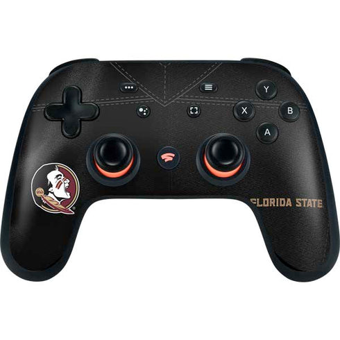 Florida State University Black Jersey Google Stadia Controller Skin