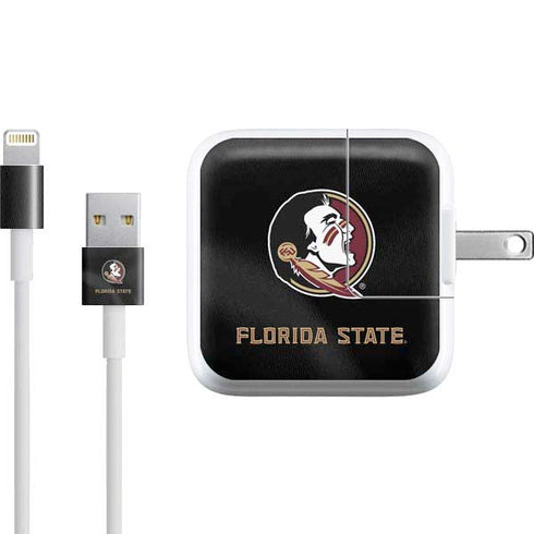 Florida State University Black Jersey iPad Charger (10W USB) Skin
