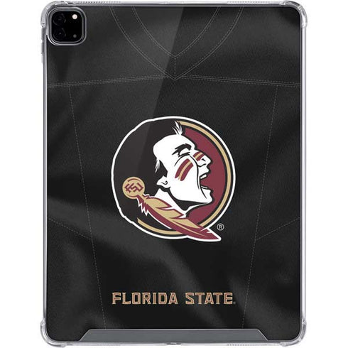Florida State University Black Jersey iPad Pro 12.9in (2020) Clear Case