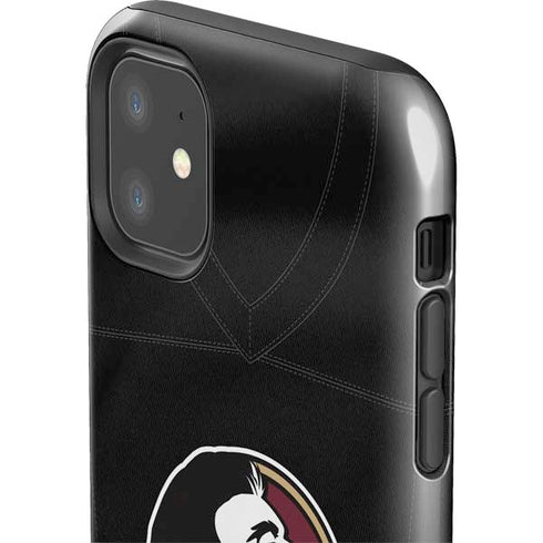 Florida State University Black Jersey iPhone 11 Impact Case