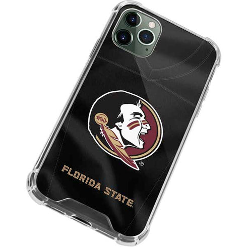 Florida State University Black Jersey iPhone 11 Pro Max Clear Case