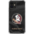 Florida State University Black Jersey iPhone 12 Clear Case