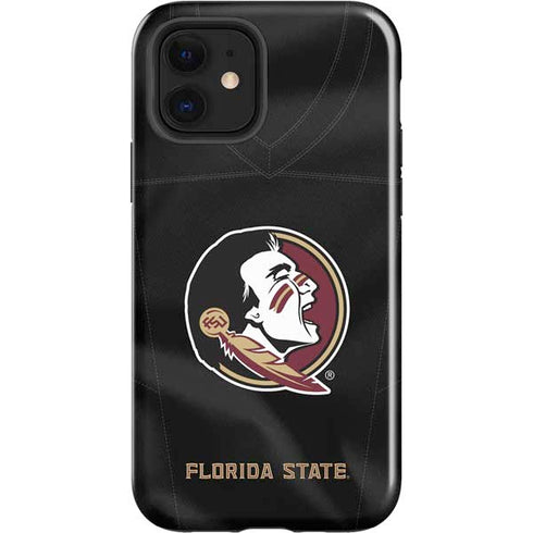 Florida State University Black Jersey iPhone 12 Impact Case