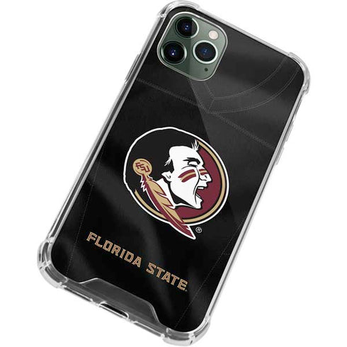 Florida State University Black Jersey iPhone 12 Pro Max Clear Case