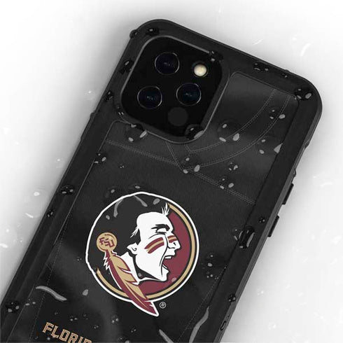 Florida State University Black Jersey iPhone 12 Pro Waterproof Case