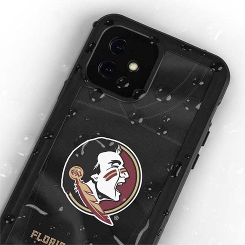 Florida State University Black Jersey iPhone 12 Waterproof Case