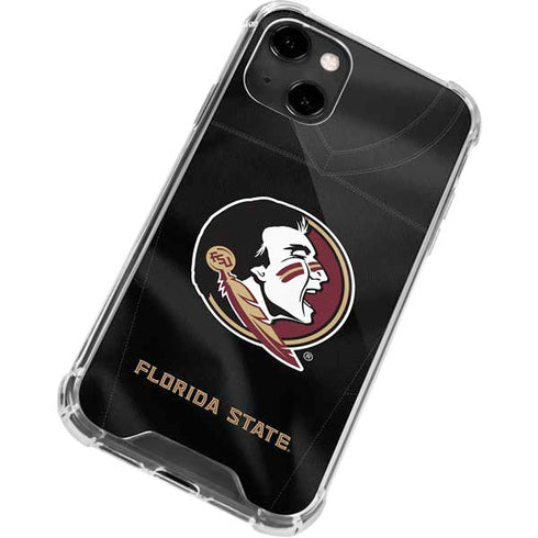 Florida State University Black Jersey iPhone 13 Clear Case
