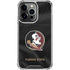 Florida State University Black Jersey iPhone 13 Pro Clear Case