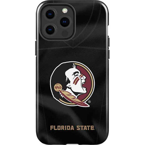 Florida State University Black Jersey iPhone 13 Pro Max Impact Case