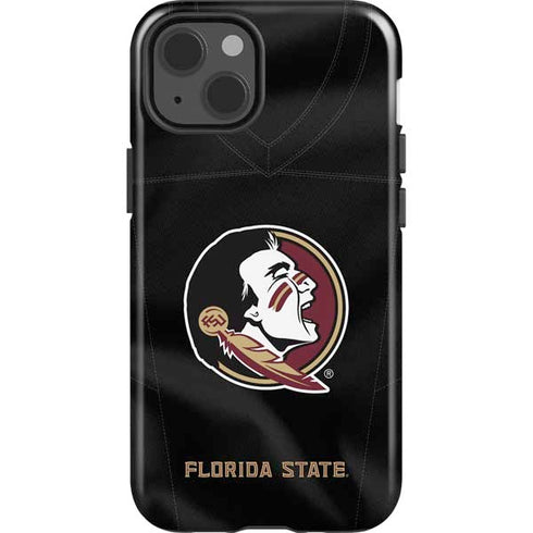 Florida State University Black Jersey iPhone 14 Impact Case