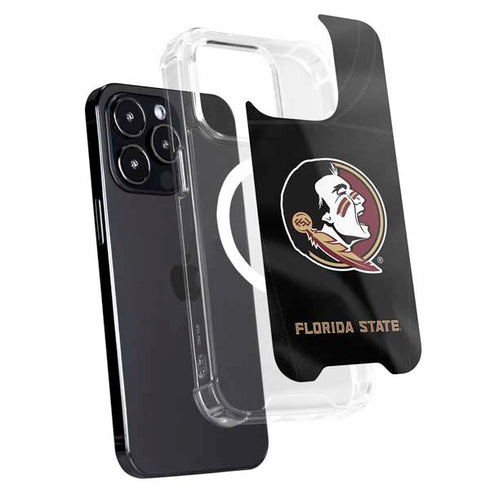Florida State University Black Jersey iPhone 14 Pro Max MagSafe Case