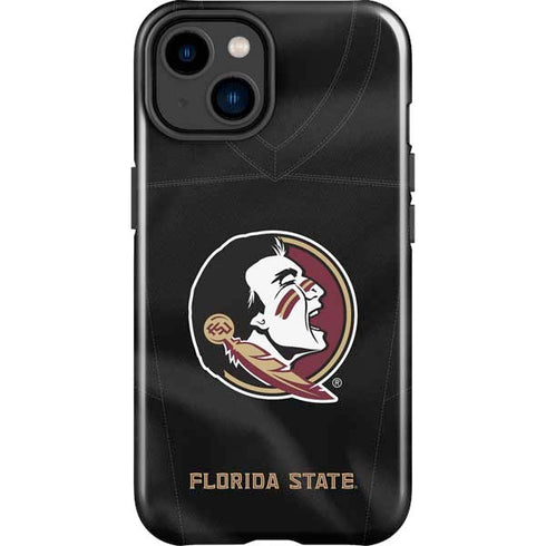 Florida State University Black Jersey iPhone 15 Impact Case
