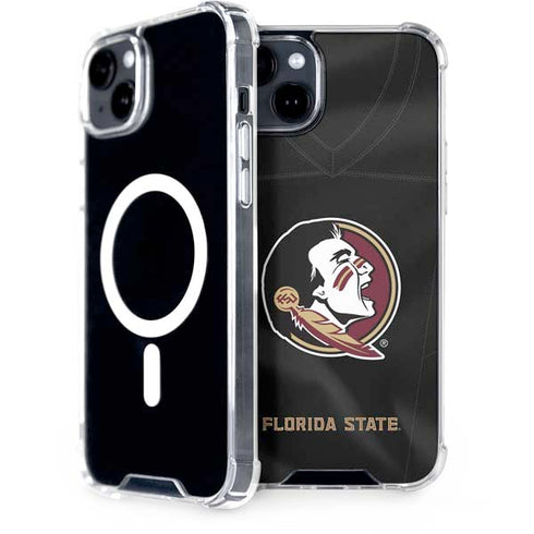 Florida State University Black Jersey iPhone 15 MagSafe Case