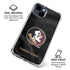 Florida State University Black Jersey iPhone 15 Plus Clear Case