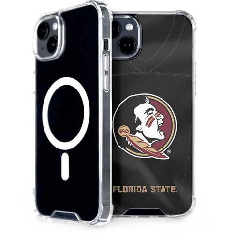 Florida State University Black Jersey iPhone 15 Plus MagSafe Case