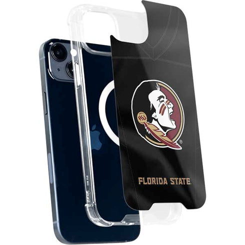 Florida State University Black Jersey iPhone 15 Plus MagSafe Case