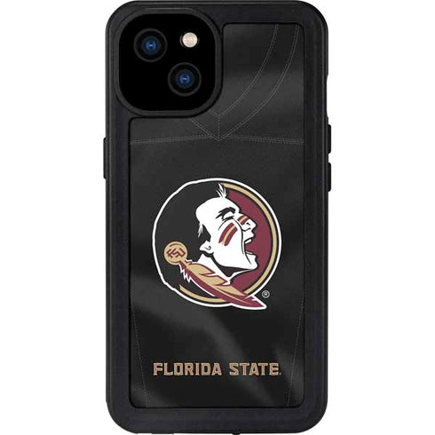Florida State University Black Jersey iPhone 15 Plus Waterproof Case