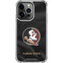 Florida State University Black Jersey iPhone 15 Pro Max Clear Case