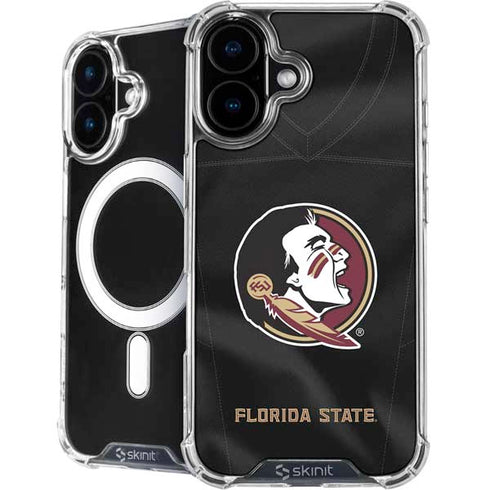 Florida State University Black Jersey iPhone 16 MagSafe Case