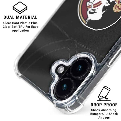 Florida State University Black Jersey iPhone 16 MagSafe Case