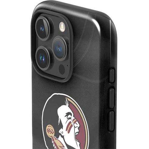Florida State University Black Jersey iPhone 16 Pro Impact Case