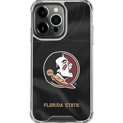Florida State University Black Jersey iPhone 16 Pro Max Clear Case
