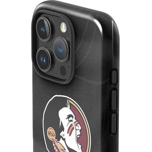 Florida State University Black Jersey iPhone 16 Pro Max Impact Case