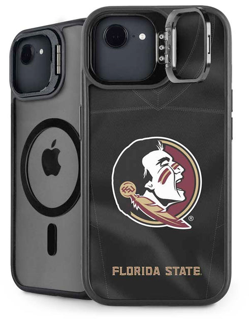Florida State University Black Jersey iPhone 16e Kickstand Case