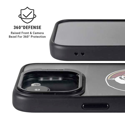 Florida State University Black Jersey iPhone 16e Kickstand Case