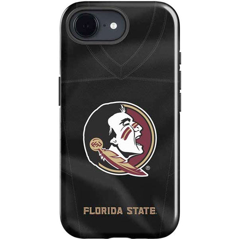 Florida State University Black Jersey iPhone 16e Impact Case