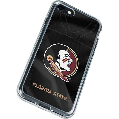 Florida State University Black Jersey iPhone SE (2nd & 3rd Gen) Clear Case