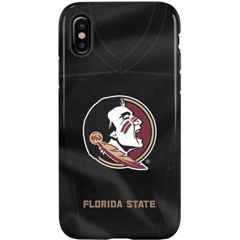 Florida State University Black Jersey iPhone X Pro Case