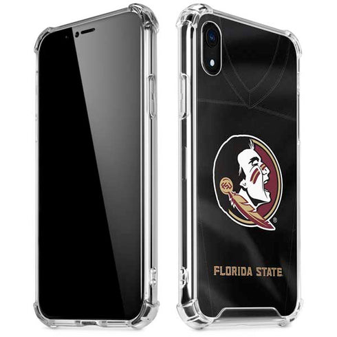 Florida State University Black Jersey iPhone XR Clear Case
