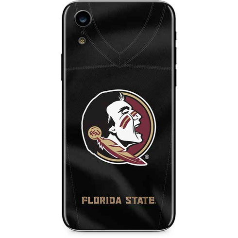 Florida State University Black Jersey iPhone XR Skin