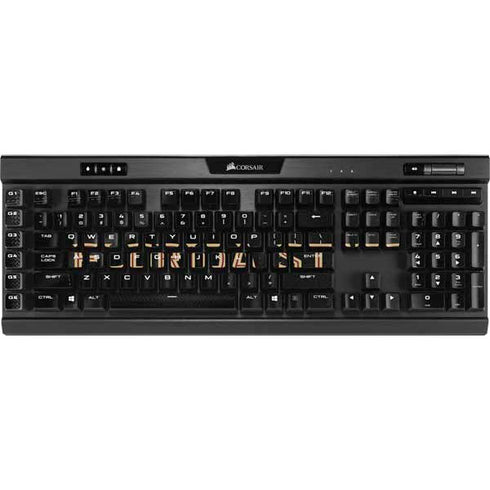 Florida State University Black Jersey K95 RGB PLATINUM Mechanical Gaming Keyboard Skin