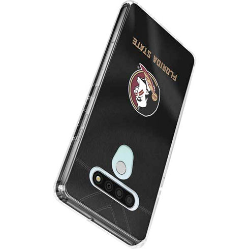 Florida State University Black Jersey LG Stylo 6 Clear Case