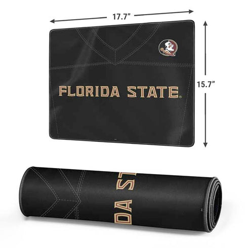 Florida State University Black Jersey Gaming Mouse Pad