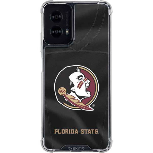 Florida State University Black Jersey Moto G Power 5G (2024) Clear Case