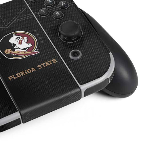Florida State University Black Jersey Nintendo Switch OLED (2021) Skin