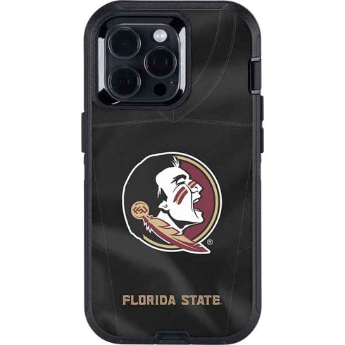 Florida State University Black Jersey Otterbox Defender iPhone Skin