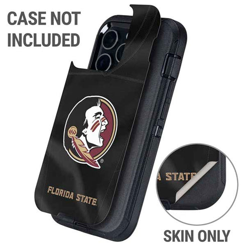 Florida State University Black Jersey Otterbox Defender iPhone Skin