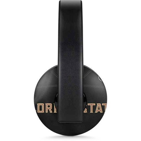 Florida State University Black Jersey PlayStation 4 Gold Wireless Headset Skin
