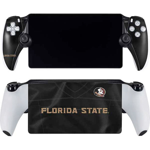 Florida State University Black Jersey PlayStation Portal Remote Player Skin