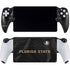 Florida State University Black Jersey PlayStation Portal Remote Player Skin