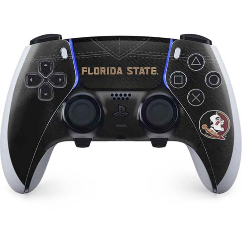 Florida State University Black Jersey PS5 DualSense Edge Pro Controller Skin