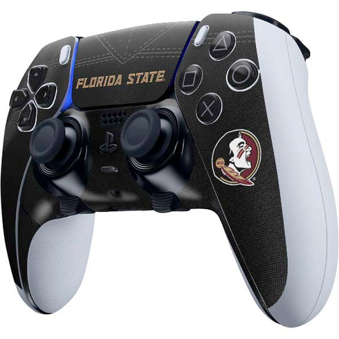 Florida State University Black Jersey PS5 DualSense Edge Pro Controller Skin