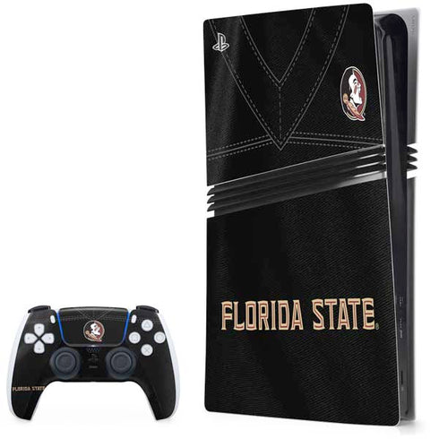 Florida State University Black Jersey PlayStation PS5 Skins
