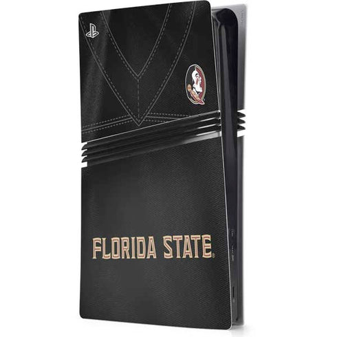 Florida State University Black Jersey PS5 Pro Console Skin